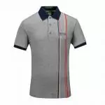 hugo boss sport t-shirts luxe retro 13 fringe gray